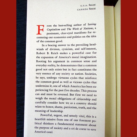 Book: The Common Good by Robert Reich - Picture 8 of 12